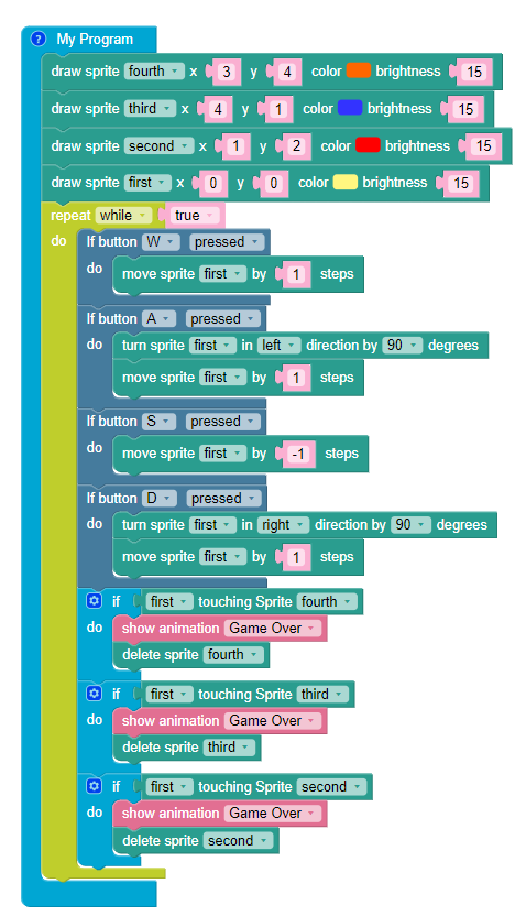 sprite game - Avishkaar Project