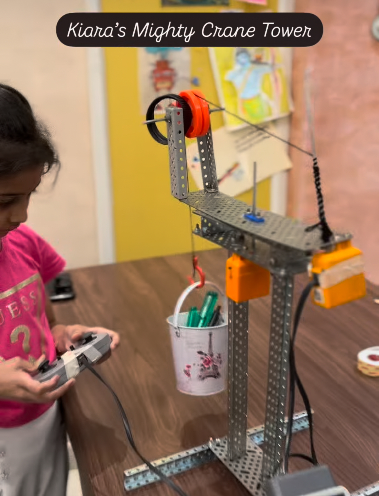 Be a Robonaut The Rotating Crane Tower - Avishkaar Project