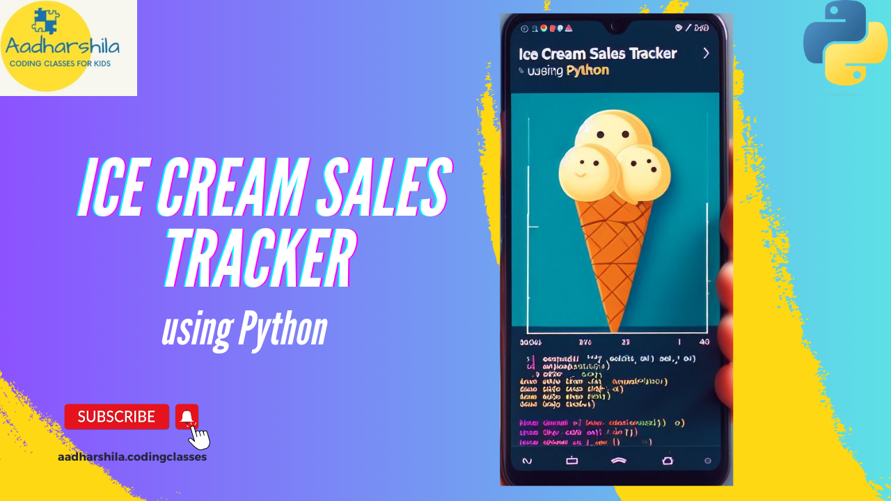 Ice cream sales tracker using Python - Avishkaar Project